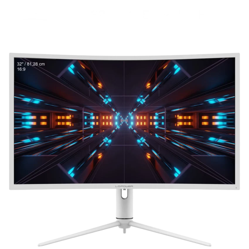 LC-Power 32" Gaming Monitor mit 165 Hz und QHD Auflösung Frontansicht