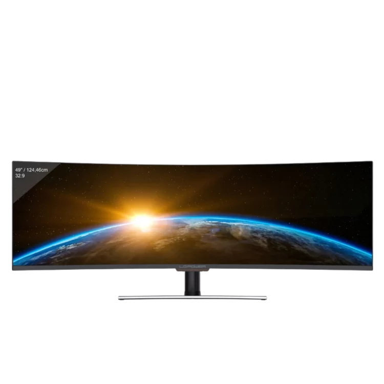 LC-Power 49" Gaming Monitor mit 144 Hz und Double FHD Auflösung Frontansicht