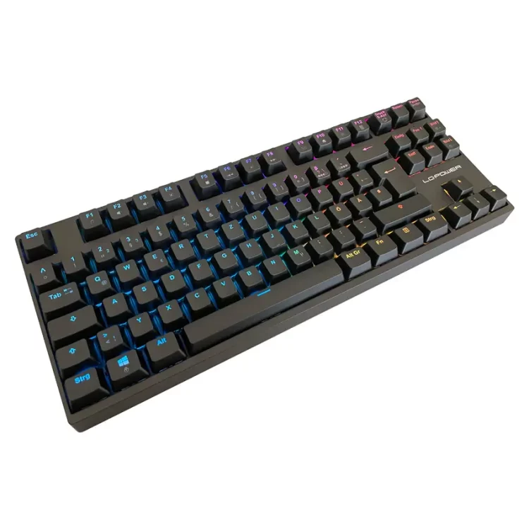 LC-Power Mechanische TKL Gaming Tastatur seitlich 1